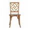 Merrick Lane Mara Solid Wood Dining Chair with Stackable Design, Ornate Seat Back Accenting, and Elegant Finish